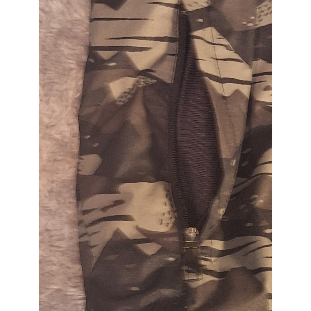 Columbia Boys L 14/16 Insulated Hooded Jacket Black Grey Camo Outgrown SB5836 - Picture 12 of 13